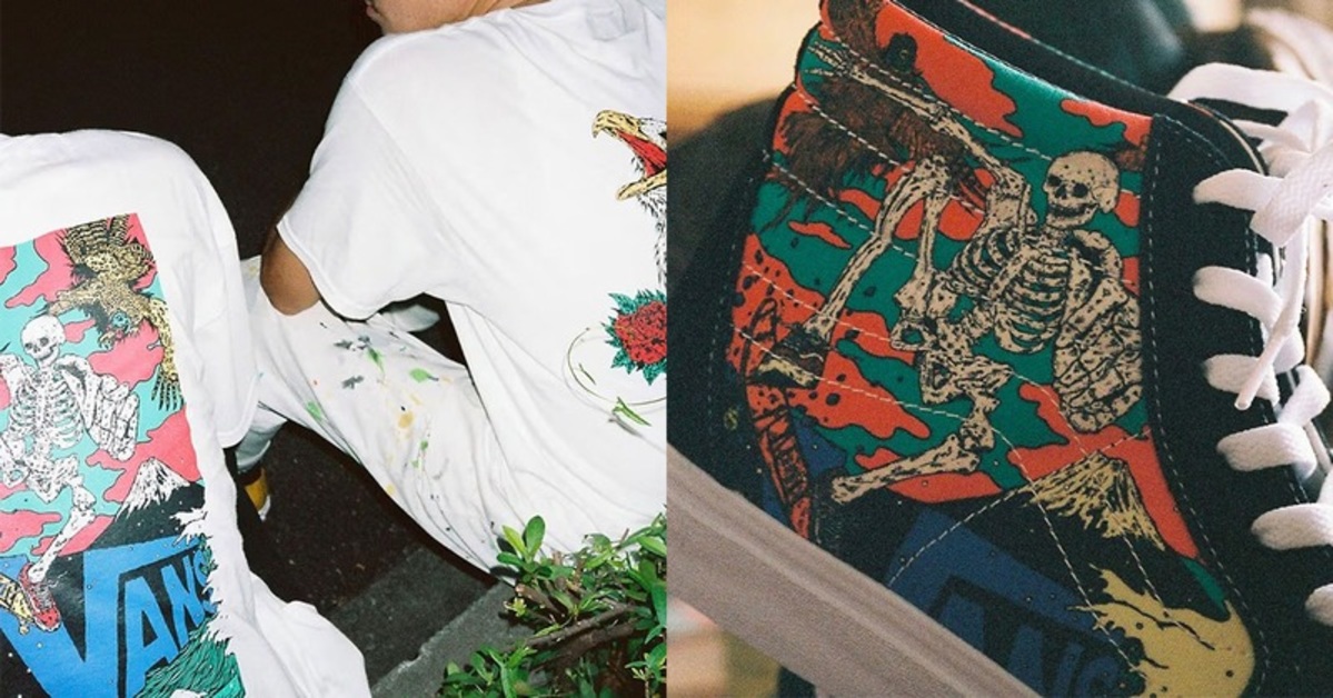 Japanese Woodblock Print Meets Punk Rock Graphics in this Unique Vans x HIROTTON Collection